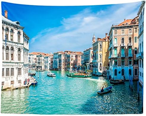 BELECO 10x8ft Kumaş Venedik İtalya Zemin Büyük Kanal Su Sokaklar Tekneler Gondollar Avrupa Seyahat Fotoğraf Backdrop İtalyan Parti