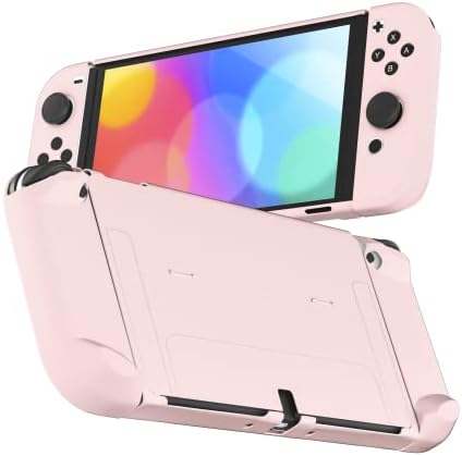 Nintendo Switch OLED ile Uyumlu RHOTALL Koruyucu Kılıf, Switch OLED Konsolu ve Joycon Denetleyicisi için Yerleştirilebilir Kabuk, Rahat
