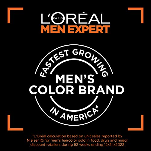 L'Oreal Paris Men Expert One Twist Mess Free Kalıcı Saç Rengi, Grileri Kaplayacak Erkek Saç Boyası, Kolay Karışmayan Amonyak İçermeyen