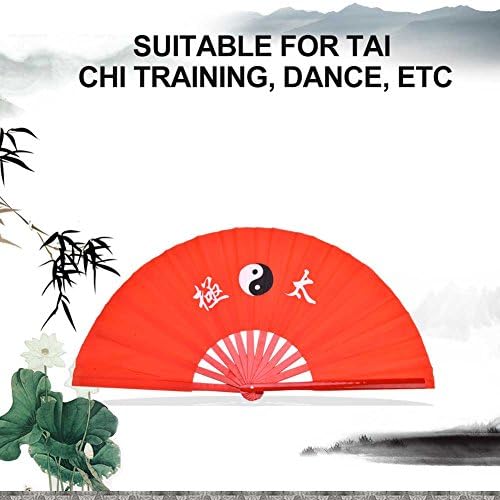 Dıoche Çin Tai Chi Fan, Hafif Bambu İpek Dans Uygulama Eğitimi Performans Fanı, Tai Chi Kung Fu Dövüş Fanı