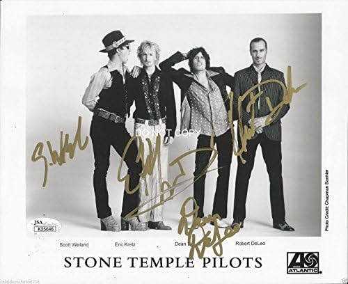 Stone Temple Pilotları Scott Weiland imzalı imzalı grubu yeniden bastı erken tanıtım fotoğrafı 2 RP