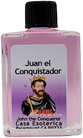 Sihirli Uzay Manevi Mesh Yağı - (Juan el Conquistador Aceite) Fatih John Yağı-Koruma ve Başarı Büyüleri-0,5 FL OZ (1 Paket)