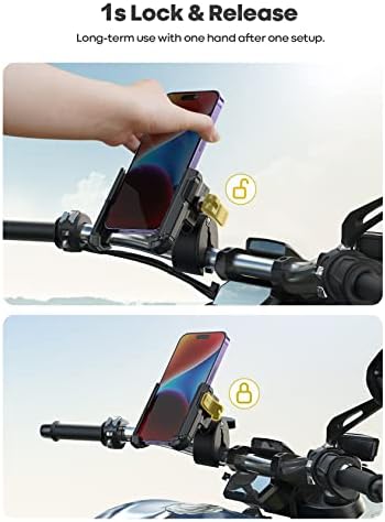 Lamıcall Su Geçirmez Bisiklet Telefon Tutucu Çanta ve Bisiklet Gidon Telefon Dağı