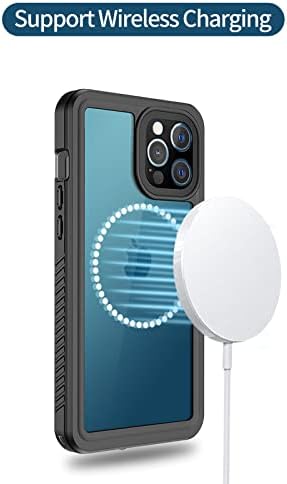 MixMart iPhone 12 Pro için Su Geçirmez Kılıf Dahili Ekran Koruyucu Tam Vücut Koruması Çizilmez Darbeye Dayanıklı Toz Geçirmez IP68