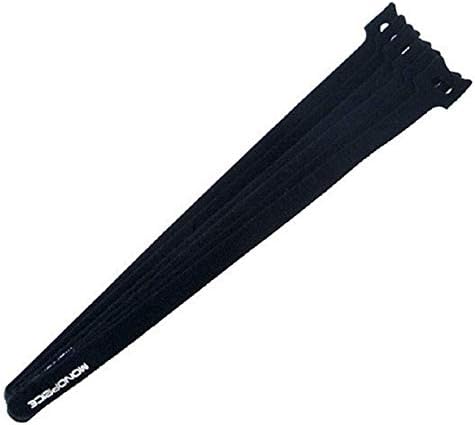 Monoprice Kanca & Döngü Çakma Kablo Bağları 13 inç, 100 adet/paket - Siyah