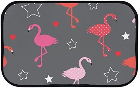 Vantaso Yumuşak banyo paspas Halı Flamingo Kuş Yıldız Kaymaz Dootmat Giriş Paspasları Banyo Oturma Odası için Ön Kapı Kapalı Açık 31x20