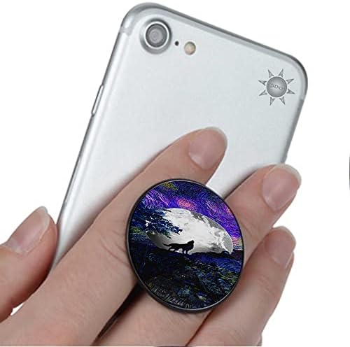 Van Gogh Yıldızlı Gece Kurt Telefon Tutacağı Cep Telefonu Standı iPhone Samsung Galaxy ve Daha Fazlasına uyar