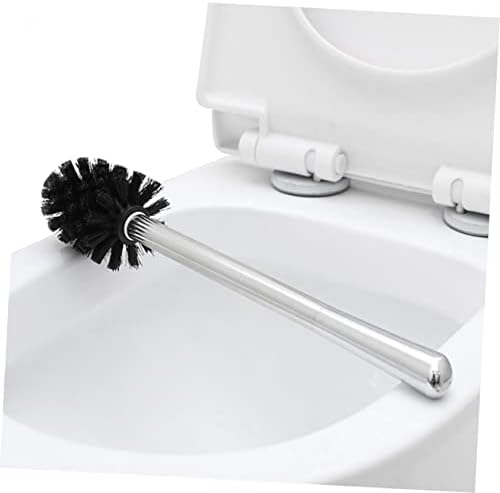 Cabilock Seti Kompakt Tuvalet Fırçası Tuvalet Fırçası ve Tutucu Banyo Tuvalet Fırçası Tuvalet Fırçası Seti Kolu Beyaz Braketi Tuvalet