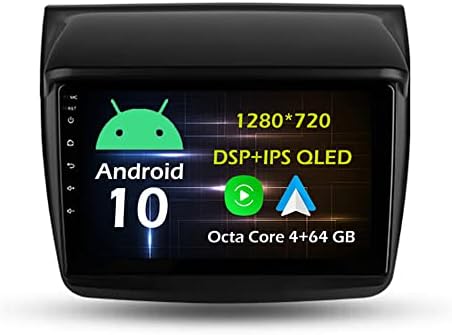 9 4 + 64GB Android 10 Dash Araba Stereo Radyo için Fit Mitsubishi Pajero Spor / L200 / 2006 + Triton / 2008 + Pajero 2010 GPS navigasyon
