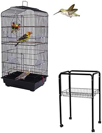 YJJT Kuş Evleri Muhabbet Kuşları için Kafesler-Evcil Hayvan Yetiştiriciliği Yuvalama Kutusu Yuva-Küçük Kuşlar için Kuş Kafesi İç Mekan