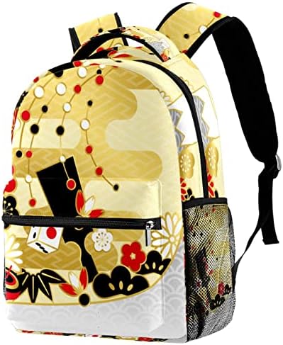 VBFOFBV Seyahat Sırt çantası Kadınlar için, Yürüyüş Sırt Çantası Açık Spor Sırt Çantası Rahat Sırt Çantası, Japon Retro Fan Sakura