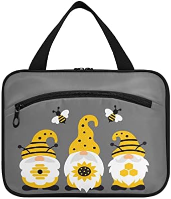 Vnurnrn Arı Cüceler Seyahat makyaj çantası Kadın Erkek Asılı makyaj Çantası Taşınabilir kozmetik düzenleyici kozmetik çantası Kozmetik