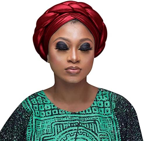 Türban Başkanı Wrap Müslüman Bayanlar için Afrika Kadınlar Headwrap Türban Büküm Uyku Bere Kanser Kapaklar Saç Dökülmesi için