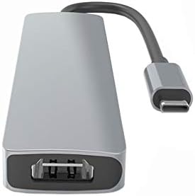 HGVVNM Tip-C Hub HDMI uyumlu Adaptörü 4K 3 USB C Hub TF Güvenlik Dijital Okuyucu Yuvası MacBook Pro için