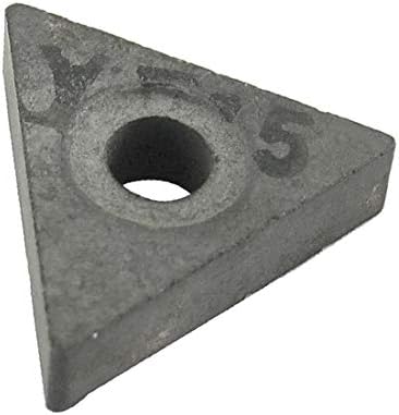 X-DREE Kesme Lehimleme 17mm Üçgen Torna Aracı Bit Çimentolu Karbür Insert(17mm Çaplı Torno Herramienta Broca de carburo cementado