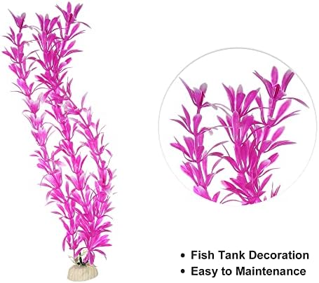 VOCOSTE Akvaryum Bitkileri Kiti, Balık Tankı Bitkileri Sahte Renkli Yapay Balık Tankı Dekor Bitkileri Küçükten Büyüğe ve Uzun Boylu