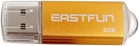 EASTFUN 5 Adet 8 GB USB Flash Sürücü USB 2.0 Flash Bellek Sopa Başparmak Sopa Kalem (Beş Karışık Renkler: Mavi Mor Gül Yeşil Altın)