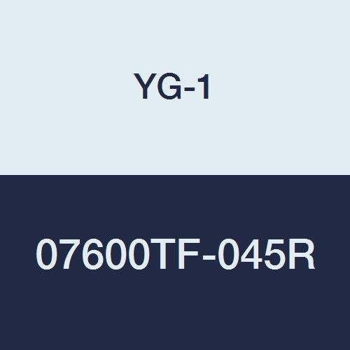 YG-1 07600TF-045R Karbür Köşe Yarıçapı Freze, 4 Flüt, Normal Uzunluk, YG: Tylon F Finish, 4Uzunluk, 1
