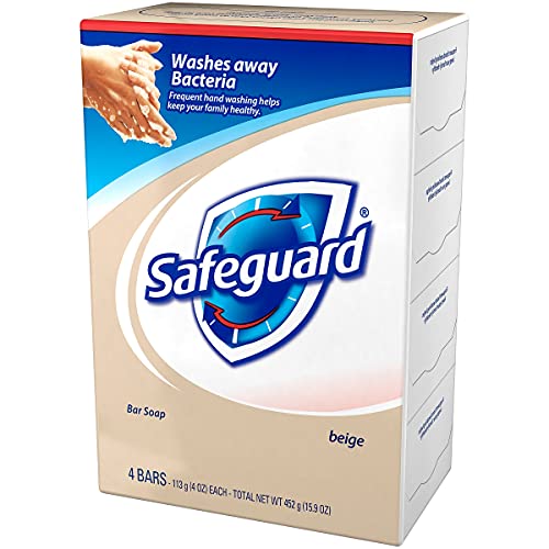 Safeguard 08833 Antibakteriyel Banyo Sabunu Bej 4Oz Bar 48 / Karton
