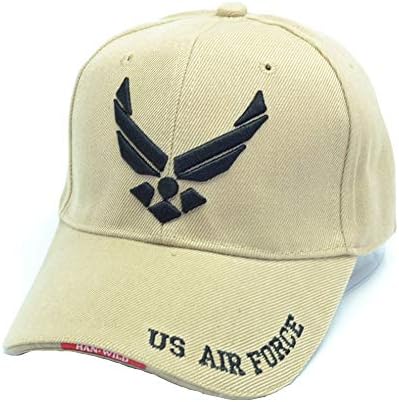 N / A / ABD Hava Kuvvetleri USAF beyzbol şapkası Nakış Kanat Deluxe Düşük Profilli Kap Ayarlanabilir Veteran Kap