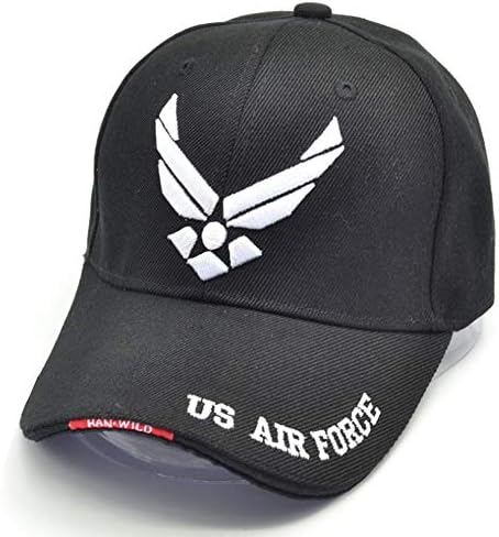 N / A / ABD Hava Kuvvetleri USAF beyzbol şapkası Nakış Kanat Deluxe Düşük Profilli Kap Ayarlanabilir Veteran Kap