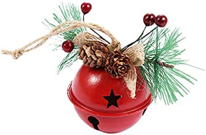 ıhtha Noel Çan El Sanatları Pişirme Boya Kolye Noel Çan Süsler Paskalya Yumurtaları Glitter (Kırmızı, Bir Boyut)