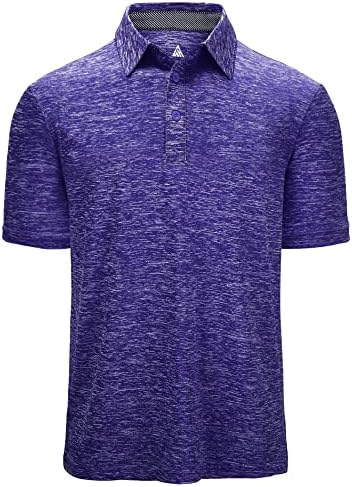 SCODI polo gömlekler Erkekler için Rahat Kısa Kollu Golf Polo Atletik Günlük Yakalı Gömlek Tenis Tişörtü