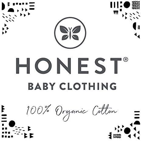 HonestBaby Bebek 5'li Paket Organik pamuklu uzun kollu tişört Bodysuits