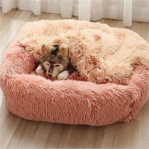SAWQF Uzun peluş evcil hayvan yatakları Kediler Mat Küçük Orta Büyük Evcil Hayvanlar için Süper Yumuşak Kış Sıcak Uyku Paspaslar Köpek