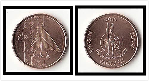 Okyanusya WADA, Yeni Zelanda 5 Puan Sikke 2000 Baskı Yabancı Para Sikke Koleksiyonu Bir Resim 5 watt Sikke 2015 Baskı Yabancı Para