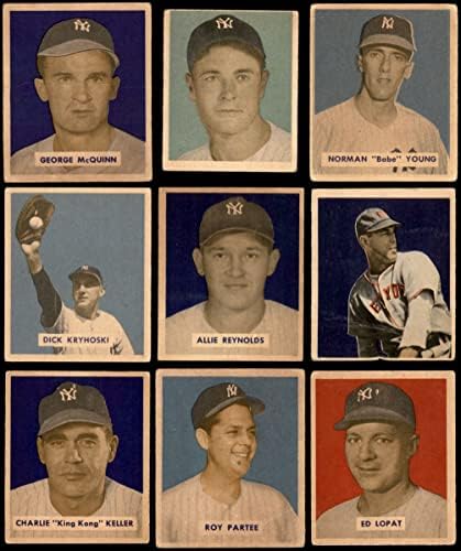 1949 Okçu New York Yankees Takım Seti New York Yankees (Set) VG Yankees