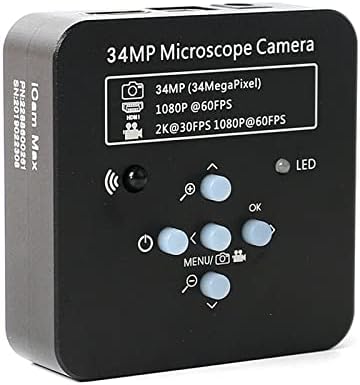 ZTBH Mikroskop Aksesuarları Kiti Endüstriyel Kamera Mikroskop 0.5 X Mercek Adaptörü 30mm / 30.5 m Halka Mikroskop Slaytları