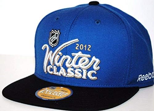 Reebok NHL Kış Klasik 2012 Snapback Ayarlanabilir Şapka-NJ02Z Mavi, Siyah