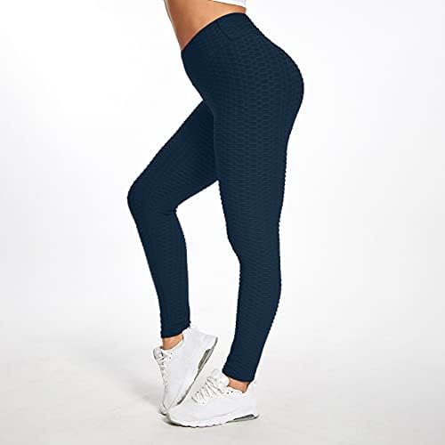 Vickyleb Koşu Kalça Spor Egzersiz Kaldırma Yoga Kabarcık kadın Bel Pantolon Yüksek Yoga Pantolon Artı Boyutu Yoga Pantolon için