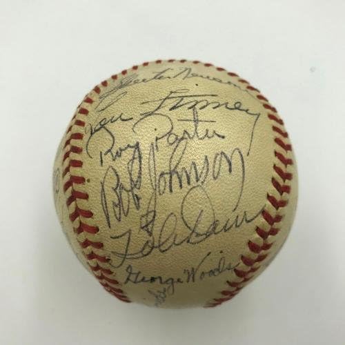 En iyi 1944 Boston Red Sox Takımı İmzaladı Amerikan Beyzbol Ligi JSA COA İmzalı Beyzbol Topları