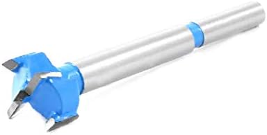 X-DREE Gümüş Ton matkap delik 18mm Sondaj Menteşe Sıkıcı Bit Marangozluk Aracı Mavi (Gümüş Ton Shank 18mm Perforación Bisagra Getirmek