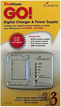 Promaster XtraPower Git! 3 Pil Şarj Cihazı ve Güç Kaynağı