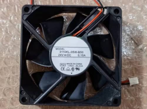8025 Fan, 3110KL-05W-B50 için 24 V 0.15 A 80X80X25MM 2-Wire Soğutma Fanı