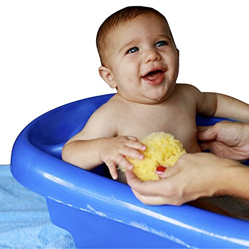 Baby Buddy Doğal Deniz Yünü Sünger Banyo Süngeri, Ultra Yumuşak, 4'lü Paket, 4,5 inç