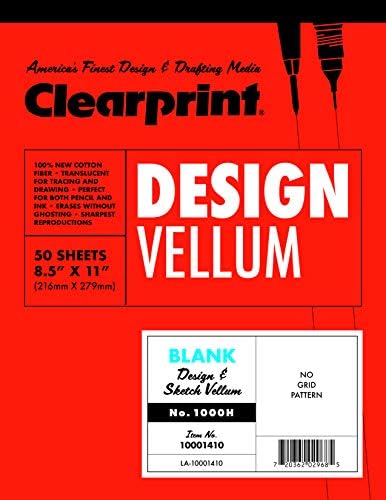 Clearprint Tasarım Parşömen Pedi-Mektup