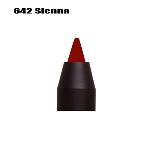 Italia Deluxe Pick 1x24 Saat Dövme Dudak kalemi Lipliner Yüksek Pigment Pürüzsüz Kayma + Fermuarlı Çanta (631: KIRMIZI kırmızı)
