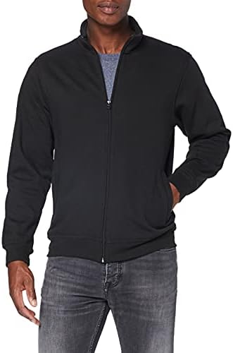 KLİK Erkek Tam Fermuarlı Ceket (XXL) (Siyah)