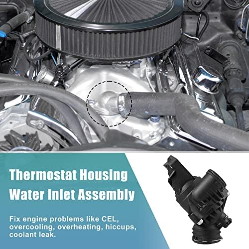 X AUTOHAUX 902-5844 Motor soğutma suyu termostatı Konut Meclisi Mercedes-Benz için E350 2012- Mercedes-Benz için GLE350 2762000115